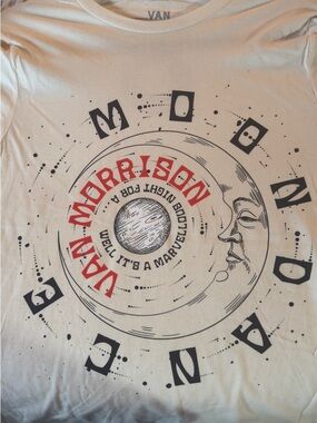Van Morrison tee Moondance NWOT